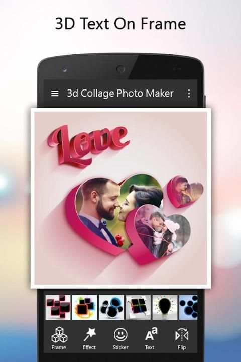 3D Collage Photo Frame स्क्रीनशॉट 3