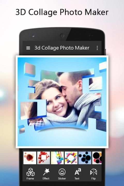 3D Collage Photo Frame स्क्रीनशॉट 2
