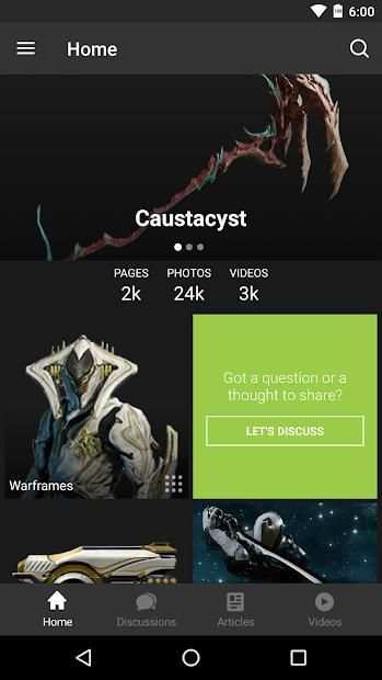 FANDOM for: Warframe screenshot 10