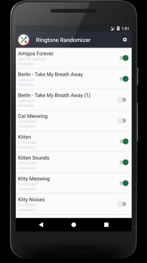 Ringtone Randomizer स्क्रीनशॉट 3