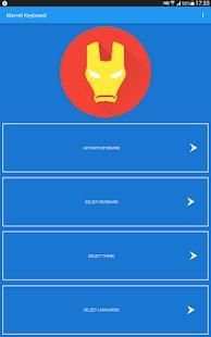 MARVEL Keyboard screenshot 2