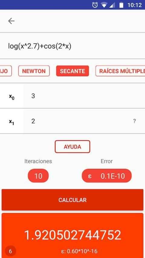 Análisis Numérico - Métodos Numéricos Básicos screenshot 3