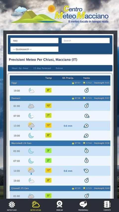 Centro Meteo Macciano screenshot 3