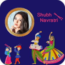 Navratri photo frame icon
