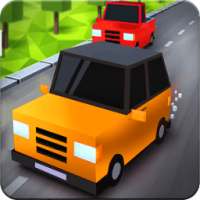 Blocky Car Racing: City Craft Traffic Race Driving