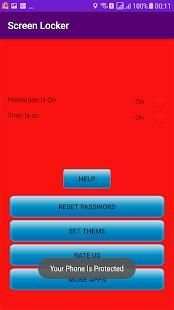 Screen Lock Alarm Security 2018 screenshot 1
