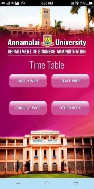 AUDBA TimeTable स्क्रीनशॉट 8