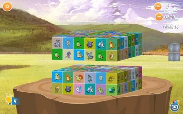 Pikachu 3D Onet Connect - Animal Pokemon screenshot 2