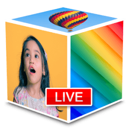 3D Cube Live Wallpaper आइकन