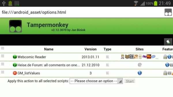 Tampermonkey स्क्रीनशॉट 4