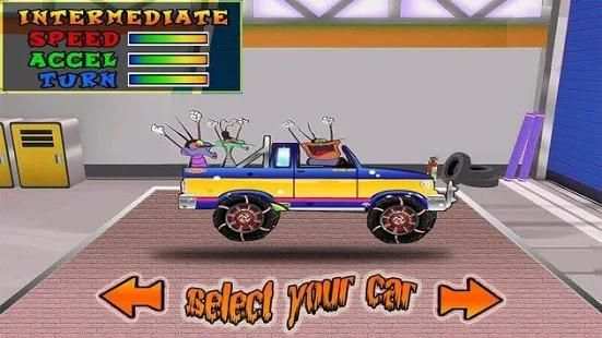 Oggy Happy car racing screenshot 2