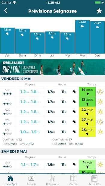 Surf Report स्क्रीनशॉट 10