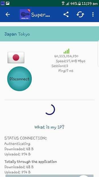 Super VPN Master - Blue VPN screenshot 1