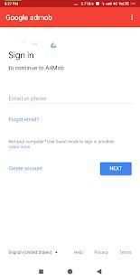 Google admob скриншот 1