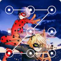 Ladybag and Cat ART Pattern Smart AppLock PIN Lock