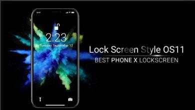 X Phone Lock Screen iOS 12 - Best Lock OS 12 screenshot 1