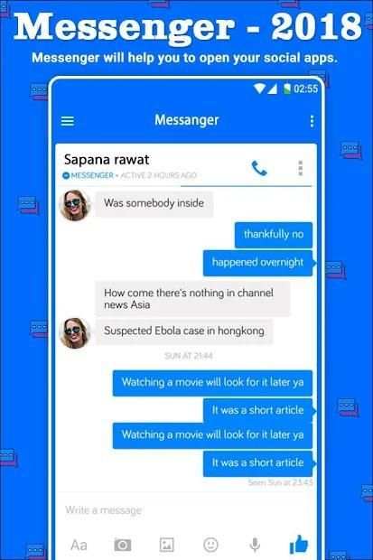 Messenger for SMS screenshot 4