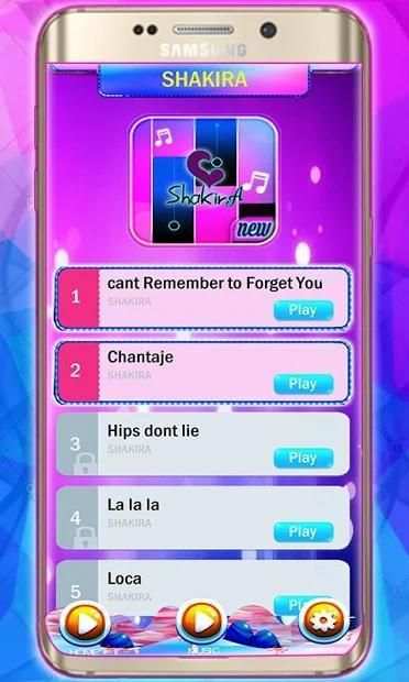 SHAKIRA PIANO TILE GAME screenshot 4