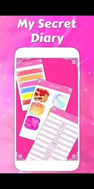 Meu diário pessoal com senha de impressão digital screenshot 4