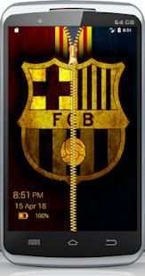 Barcelona Zipper Lock Screen screenshot 4