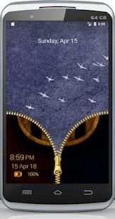 Barcelona Zipper Lock Screen screenshot 1