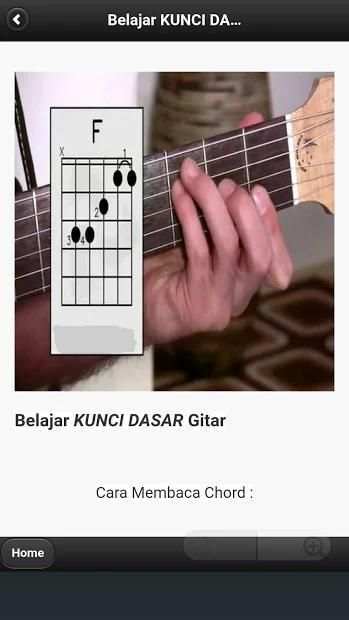 Cara Bermain Belajar Gitar Kunci Dasar Pemula screenshot 2
