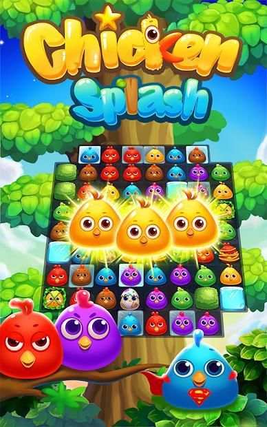 Chicken Splash - Match 3 Game स्क्रीनशॉट 3