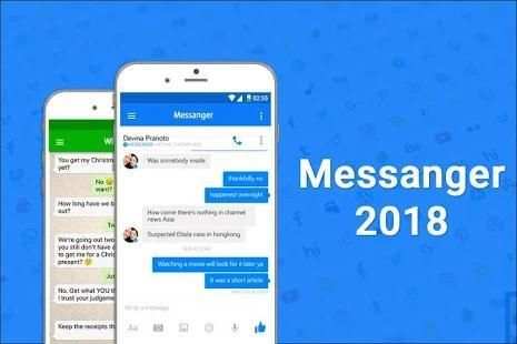 Messenger 2018 - Messenger for All Social Apps screenshot 1