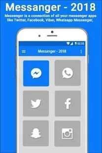 Messenger 2018 - Messenger for All Social Apps screenshot 5