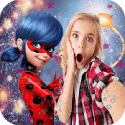 Selfie With Miraculous Ladybug and Black cat icon