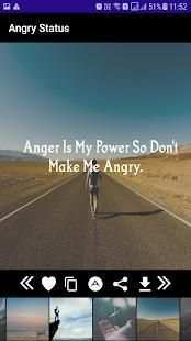 Angry Status & Angry Quotes Creator, Angry Images स्क्रीनशॉट 3