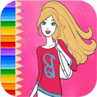 Barbie Coloring Page