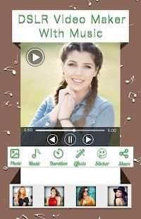 DSLR Photo Video Maker स्क्रीनशॉट 2