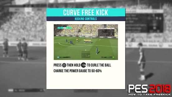 How to take a Freekick - PES 2018 screenshot 1