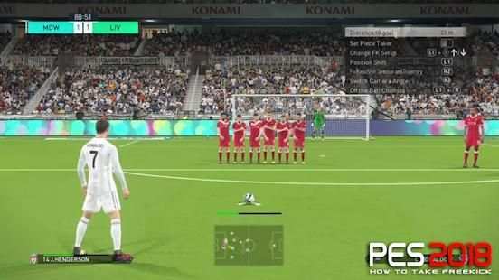 How to take a Freekick - PES 2018 screenshot 8