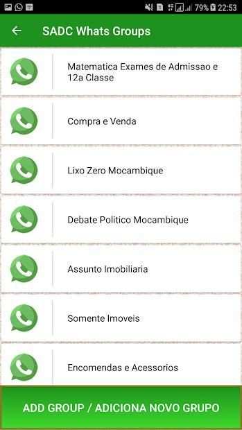 SADC Whats Groups screenshot 1