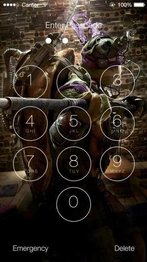 Ninja Turtles Teenage Mutant HD Lock Screen screenshot 3