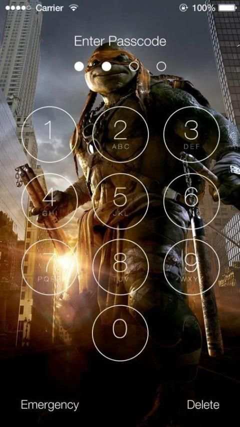 Ninja Turtles Teenage Mutant HD Lock Screen screenshot 5