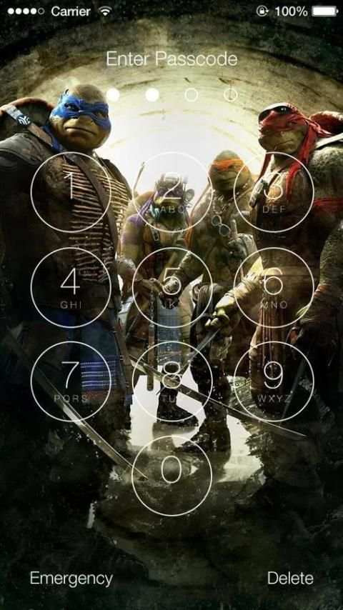 Ninja Turtles Teenage Mutant HD Lock Screen screenshot 8