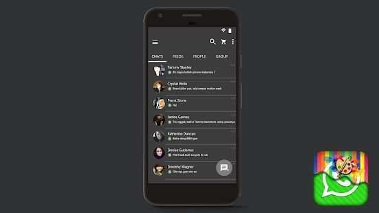 tema for WA transparan Whatapp 2018 screenshot 2