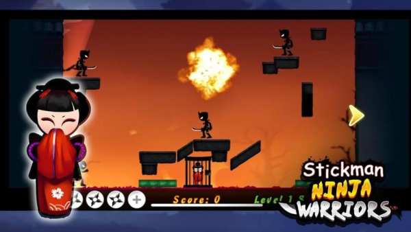 Stickman Ninja Warriors screenshot 11