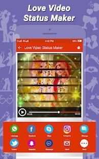 Love Video Status Maker & Video Maker With Music स्क्रीनशॉट 6