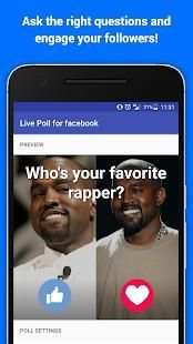 Live polls for Facebook screenshot 4