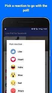 Live polls for Facebook screenshot 7