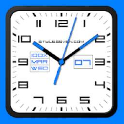 Square Analog Clock-7