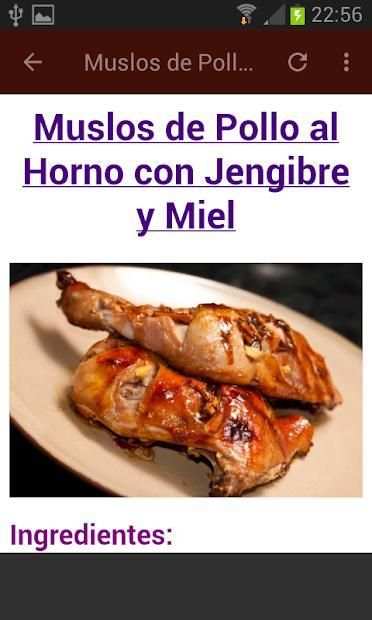 RECETAS CON POLLO screenshot 4