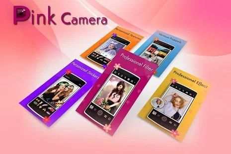 Pink Camera Photo Editor screenshot 1