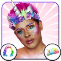 Unicorn Makeup Artist - Rainbow Salon on 9Apps