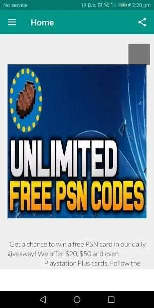 free psn codes generator screenshot 5