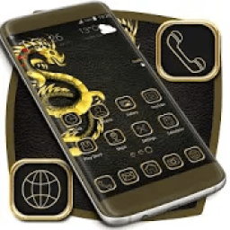 Gold Dragon Launcher Theme आइकन
